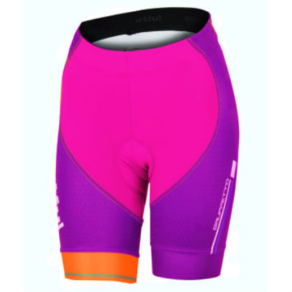 Sportful Gruppetto fietsbroek paars/oranje dames SP1346-180